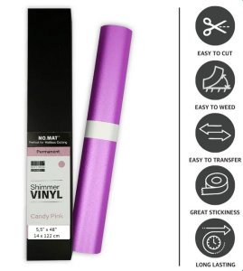 Vinilo adhesivo First Edition 14x122 cm Shimmer Pink