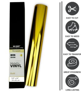 Vinilo adhesivo First Edition 14x61 cm Metallic Gold