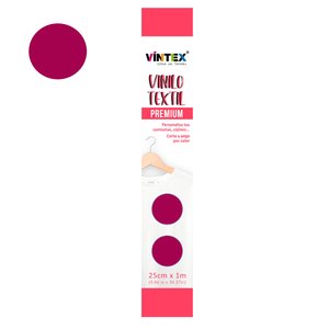 Vinilo textil Premium Vintex planchado rápido Red Velvet