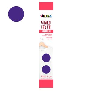 Vinilo textil Premium Vintex planchado rápido Violeta