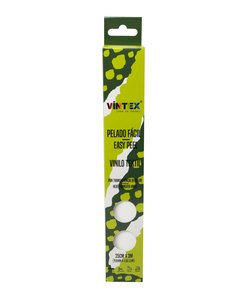 Vinilo textil Premium Vintex pelado fácil 3 metros de largo Blanco