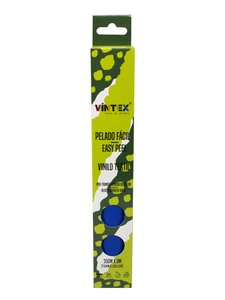 Vinilo textil Premium Vintex pelado fácil 3 metros de largo Azul Eléctrico