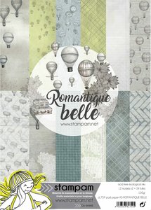 Bloc de papel A5 Stampam Romantique Belle