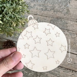 Figura de madera Stampam Bola de estrellas