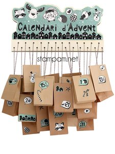 CALENDARI D'ADVENT Stampam