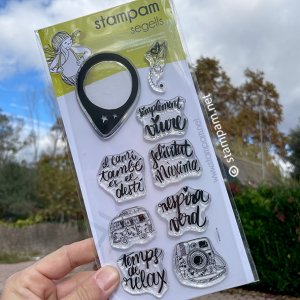 Set de sellos Stampam en catalán FELICITAT MÁXIMA