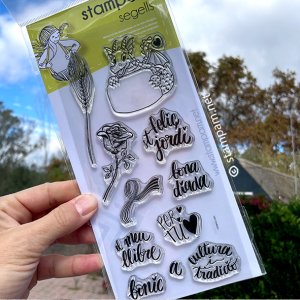 Set de sellos Stampam en catalán BONA DIADA