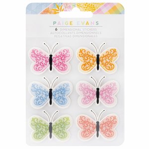 Pegatinas 3D Mariposas Garden Shoppe de Paige Evans