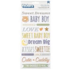 Frases Thickers Hello Little Boy de American Crafts