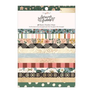 Pad 6x8&quot; con foil dorado Forever Fields de American Crafts by Maggie Holmes