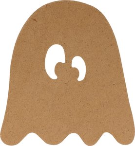 Silueta de madera Halloween 15 cm Fantasma