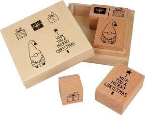 Set de sellos de madera Wish Imagine Christmas