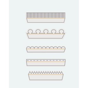 Troqueles Mini 5 pcs by Pili Sallent
