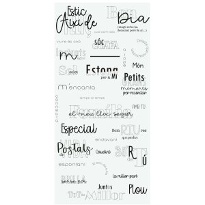 Sellos en catalán Que bonica by Pili Sallent