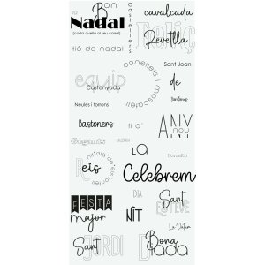 Sellos en catalán I la festa by Pili Sallent