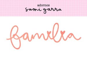 Título de madera Familia