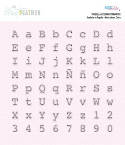 Troqueles Abecedario 64 pcs Eres Arte por The Mint Feather