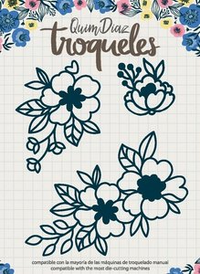 Troqueles Florista de Quim Díaz Flores Doily