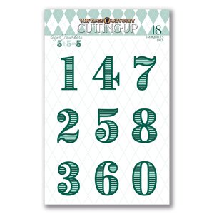 Troquel Layered Numbers Merry Little Christmas de Vintage Odyssey