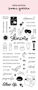 Sello alfabeto Skincare Básicos de Sami Garra