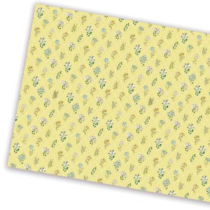 Paper Press little Flowers on yellow Sunny House de Alberto Juárez