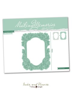 Troquel y sello Books and Flowers de Vintage Odyssey