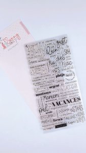 Sellos Sunny Holi Days de Pili Sallent en catalán