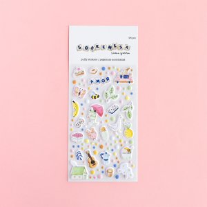 Pegatinas puffy Ilustraciones Sobremesa de Sami Garra