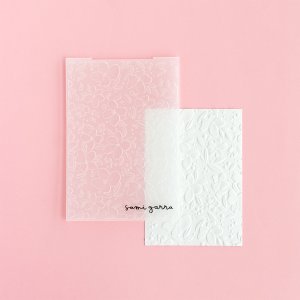 Carpeta de embossing Flowers 3D Sobremesa de Sami Garra