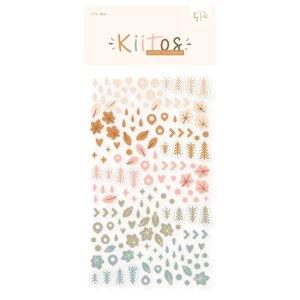 Pegatinas Puffy básicas Kiitos by Scrapbypat
