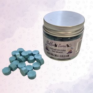 Perlas de lacre Bellaluna Crafts Jasmine Green