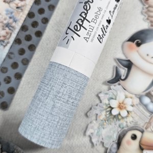 Rollito Bellaluna Tepper Azul Bebé 30 x 50 cm