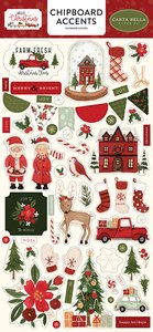 Chipboard Iconos 6x12" Carta Bella Hello Christmas