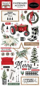 Chipboard Iconos 6x12" Carta Bella Farmhouse Christmas