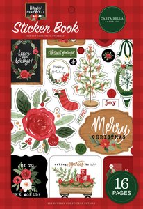 Libreto de pegatinas Carta Bella Happy Christmas