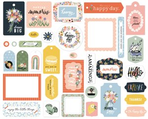 Die Cuts Carta Bella Here There And Everywhere Frames & Tags