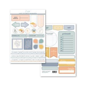Set de Stickers Essentials español