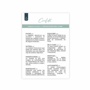 Set de sellos Self Care Definiciones Cocoloko CATALÁN