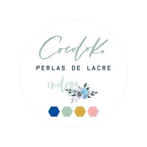 Perlas de lacre Indigo de Cocoloko