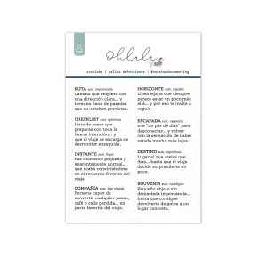 Set de sellos definiciones CASTELLANO Ohlala de Cocoloko
