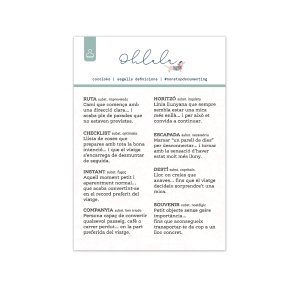 Set de sellos definiciones CATALÁN Ohlala de Cocoloko