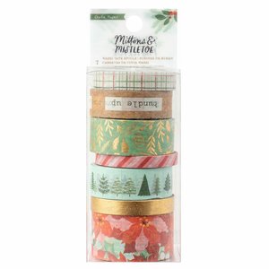 Washi Tape Mittens and Mistletoe de Crate Paper