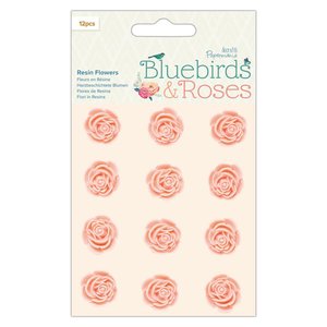 Rosas de resina Docrafts Bluebirds & Roses