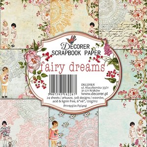 Pad 6x6&quot; Decorer 24 papeles Fairy dreams