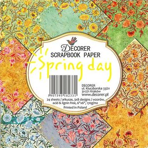 Pad 6x6&quot; Decorer 24 papeles Spring day