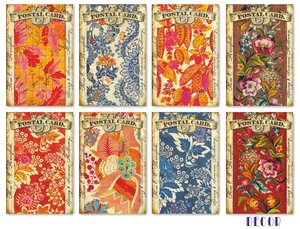 Mini Pad tamaño tarjetas 24 pcs 7x10,8 cm Decorer Decor