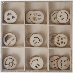 Formas de madera Artis Decor Emojis