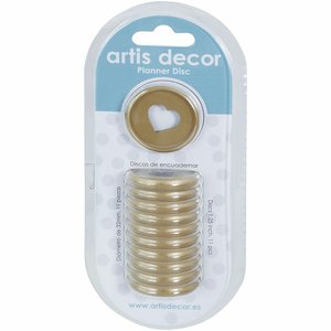 Pack planner disc Artis Decor 11 pcs 32 mm oro