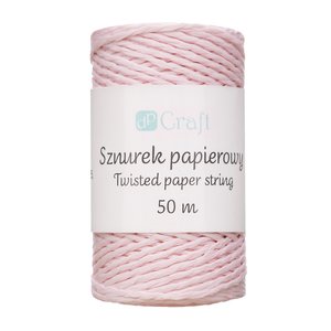 Cuerda de papel mate trenzada Pink 50 metros