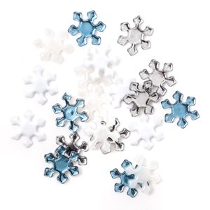 Cristales decorativos de 2,2 cm Snowflakes 20 pcs